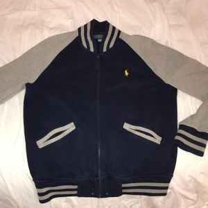 Polo zip up sweatshirt
